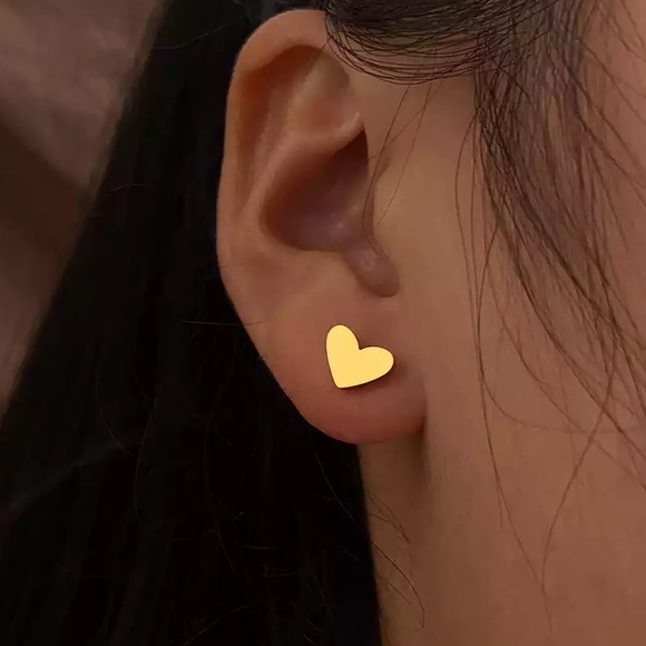 Heart Earrings - Picture 2 of 2